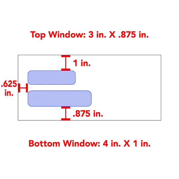 Double Window Statement or Billing Envelopes HRdirect