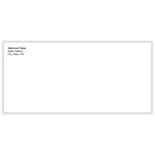 Picture of Imprinted Standard #10 Envelopes - No Window