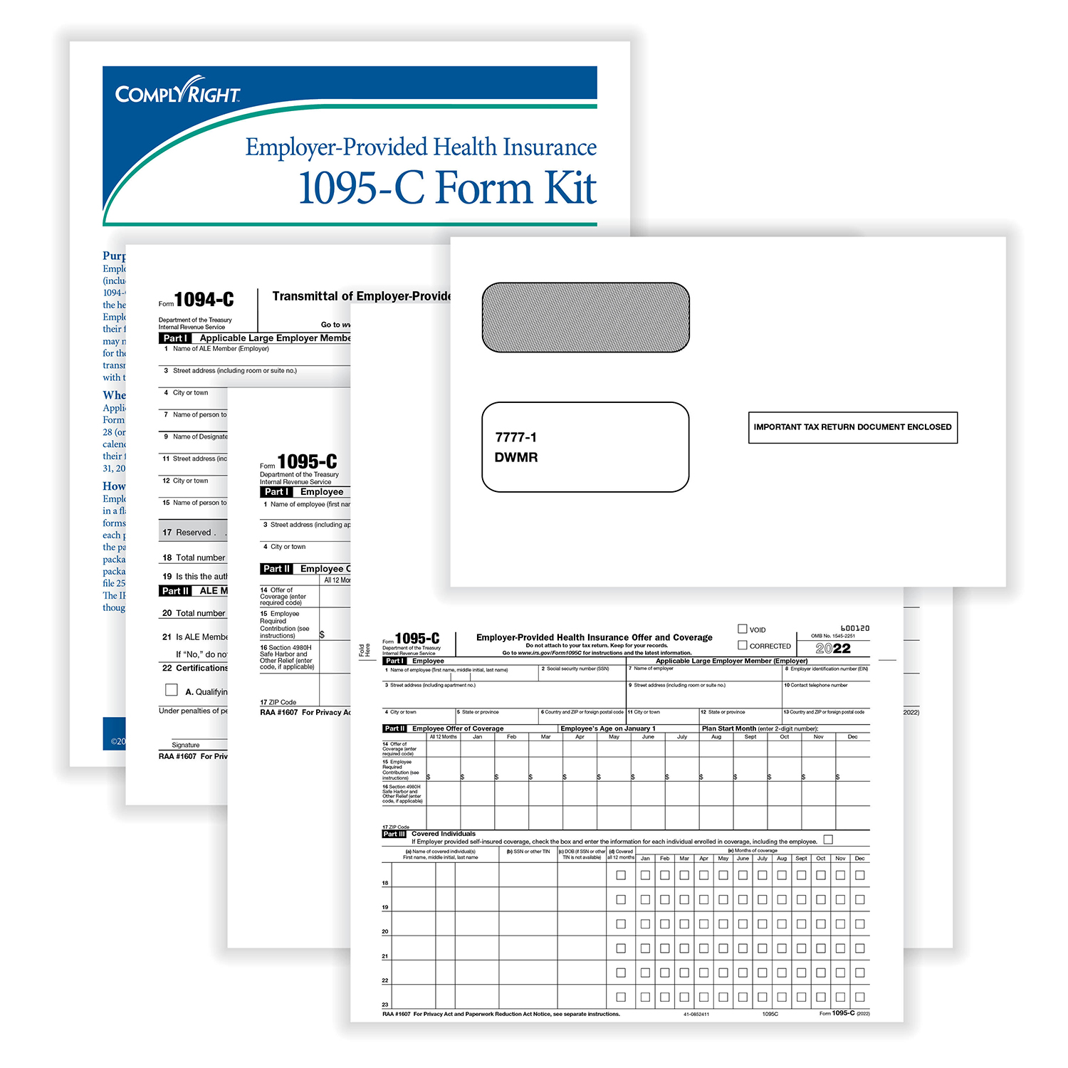 Picture of Affordable Care Act Forms 1095-C Kit (50 or 100 Pack)