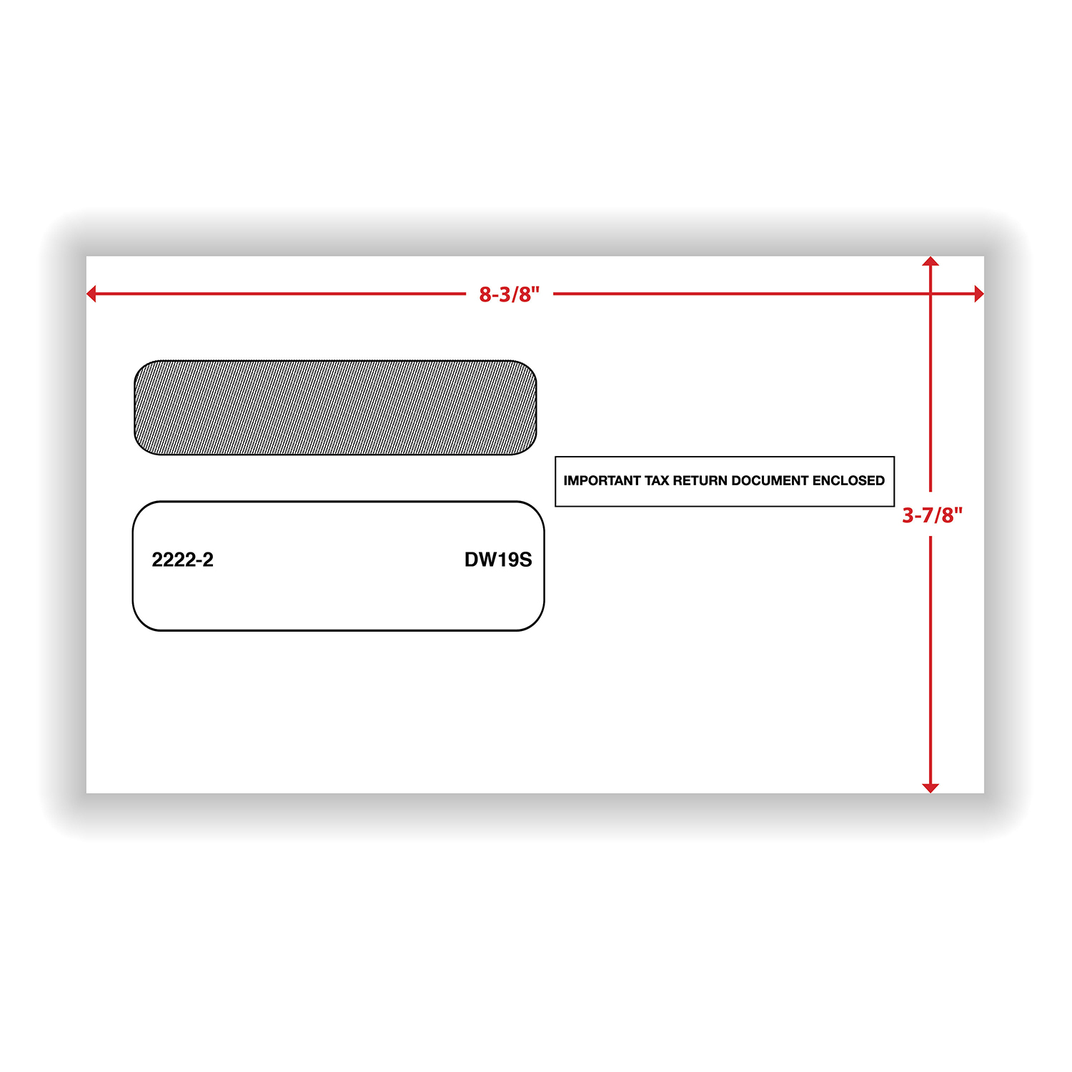 3-UP 1099 Double Window Envelopes | HRdirect