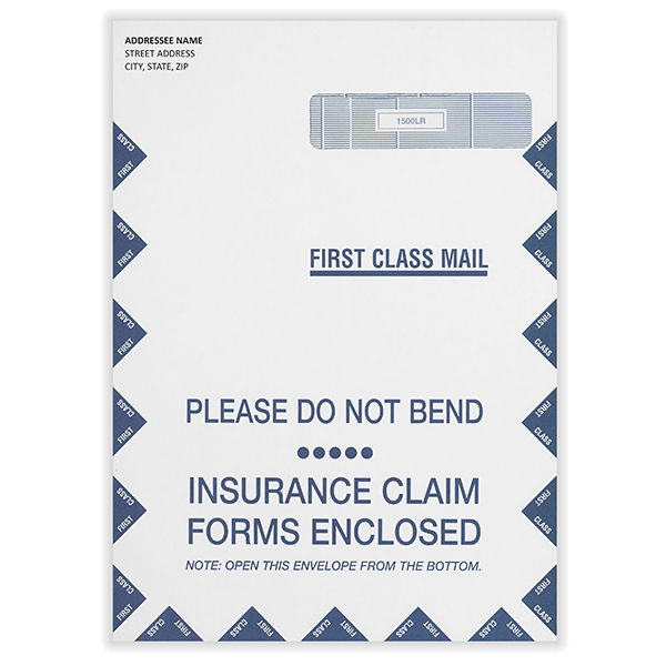 Picture of Imprinted CMS-1500 Forms Catalog Envelope