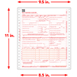 Picture of 1-Part Pinfeed - CMS-1500 Forms