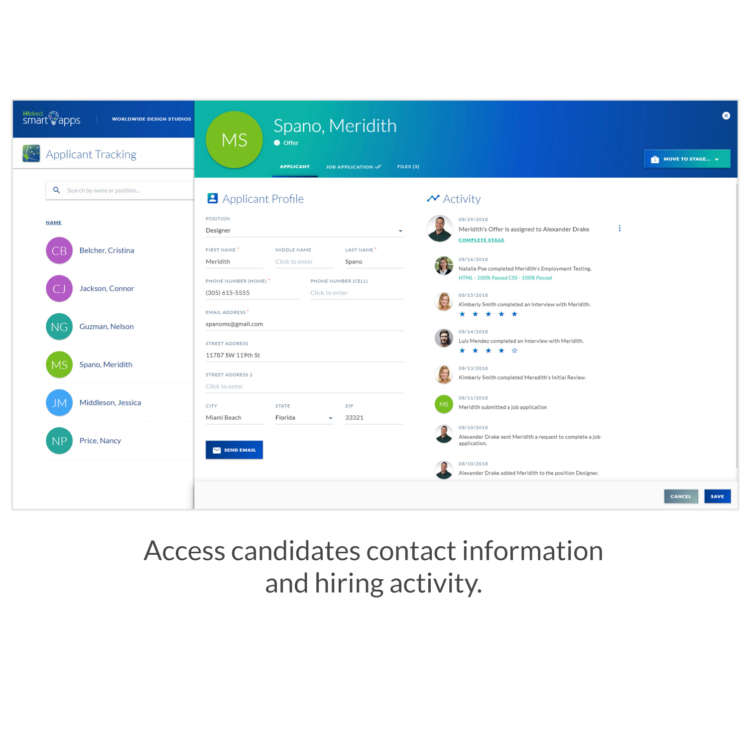 Software to Track and Manage Applicants Through the Interview Process