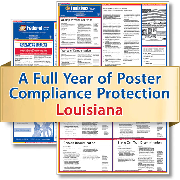 Louisiana Labor Law Poster Service LA Labor Laws