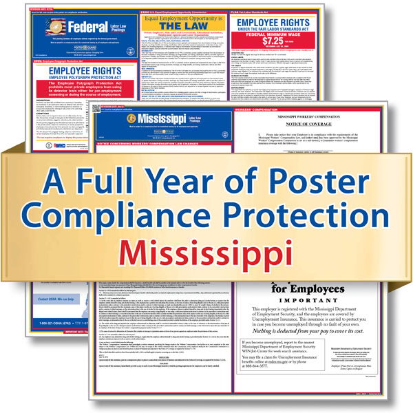 Mississippi Labor Law Poster Service | MS Poster Compliance