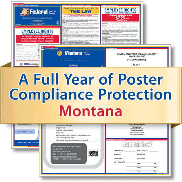 Montana Labor Law Poster Service MT Labor Law Posters