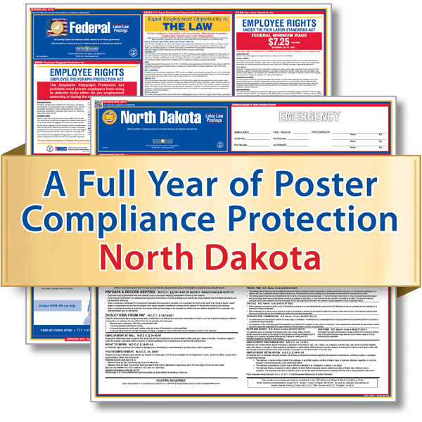 North Dakota Labor Law Poster Service ND Labor Law Posters