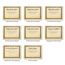 Picture of Personalized Aged Parchment Award Certificates