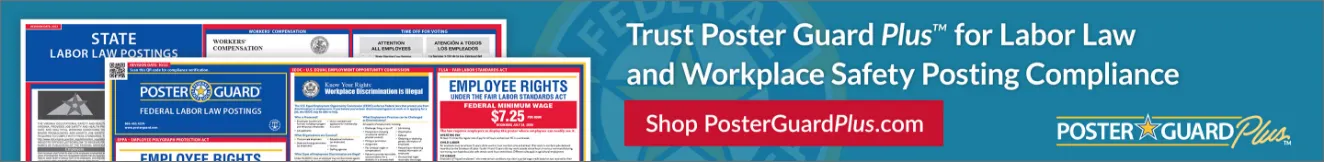 Trust Poster Guard Plus for Labor Law and Workplace Safety Posting Compliance - Shop PosterGuardPlus.com